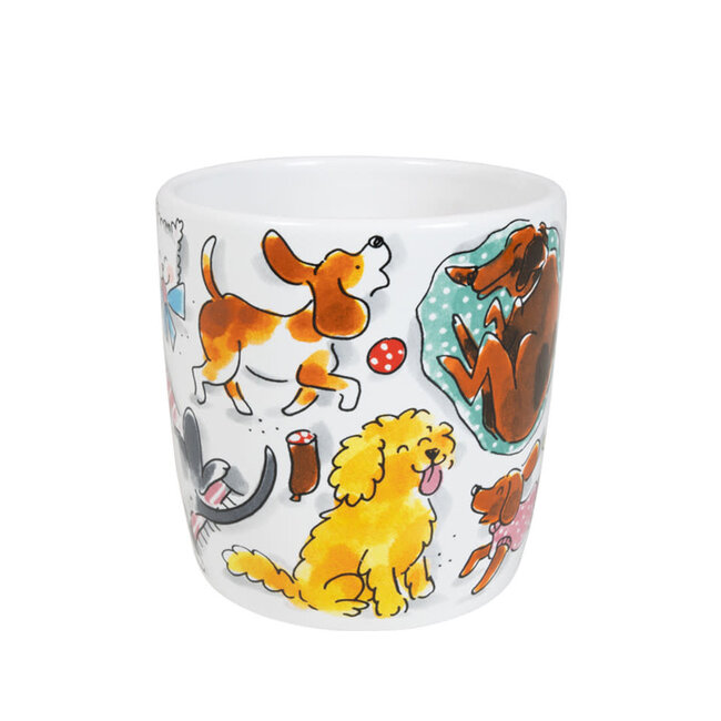 Blond Cappuccino Mok Dog Love 500ml