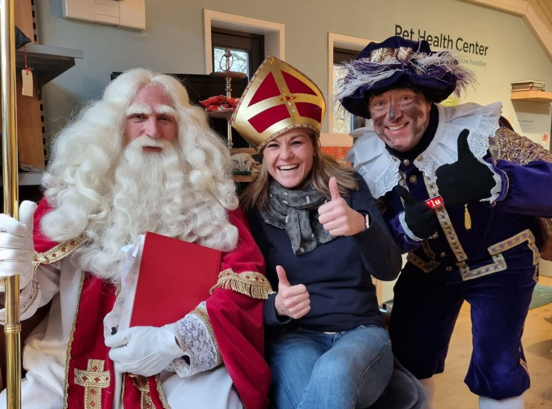 Sinterklaas op bezoek 
