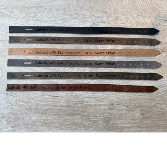 Leren Halsband Castor - Beige