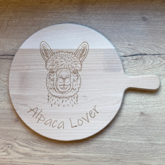 Paws & Prints Borrelplank Alpaca Lover