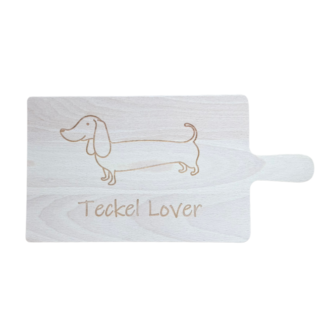 Plank Teckel Lover - 39 x 20 cm