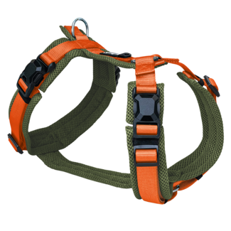 Petlando Petlando Magnetech Comfort Y-tuig Olive-Orange