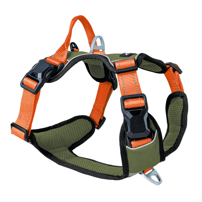 Petlando Magnetech Harness Olive-Orange