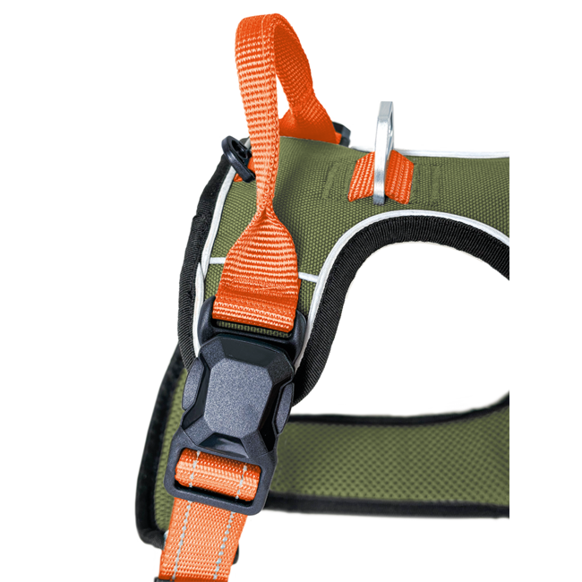 Petlando Magnetech Harness Olive-Orange