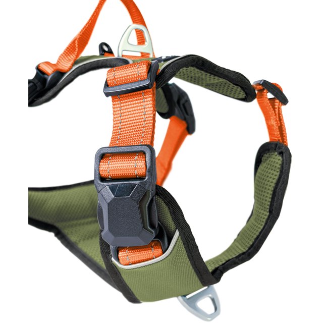 Petlando Magnetech Harness Olive-Orange