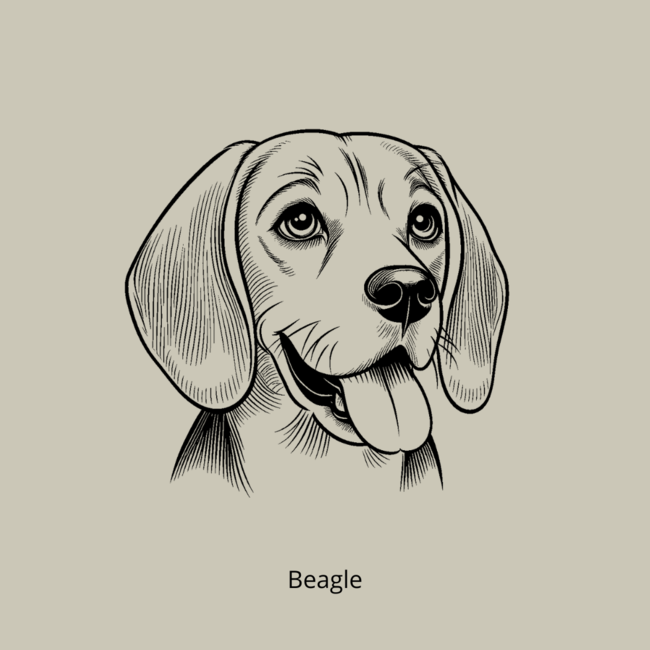 Sleutelhanger Hout Hond