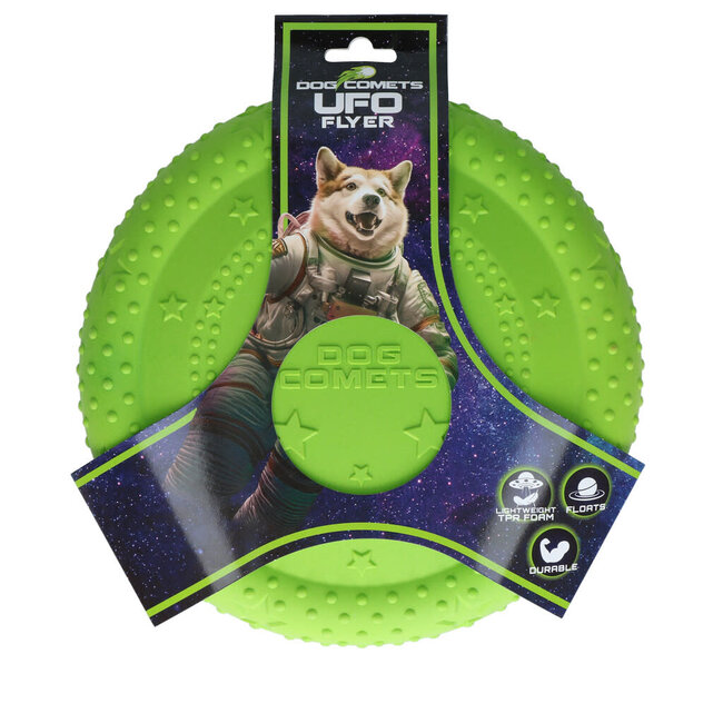 Dog Comets UFO Flyer Green