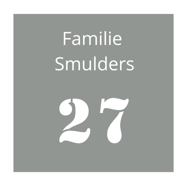 Naambordje vierkant - ontwerp 1