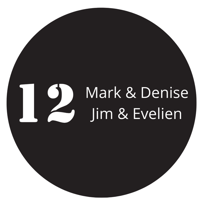 Naambordje rond - ontwerp 2