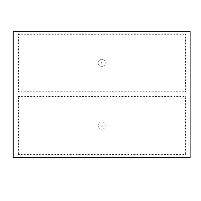 Naambord rechthoek - ontwerp 1