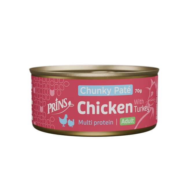 Prins Chicken with Turkey Chunky Paté