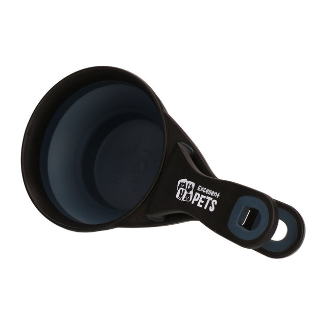 Voerschep met sluitclip