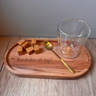 Smulders Paws & Prints Koffie & Theeplankje Kuukske