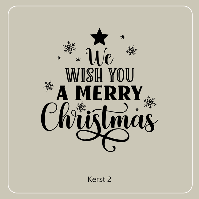 Borrelplank Merry Christmas