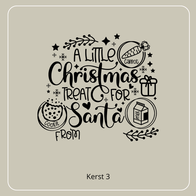 Borrelplank Merry Christmas