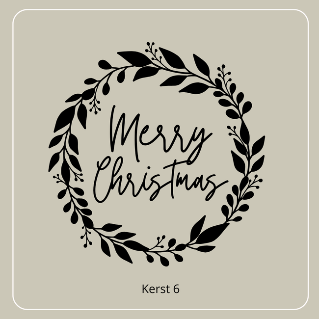 Borrelplank Merry Christmas