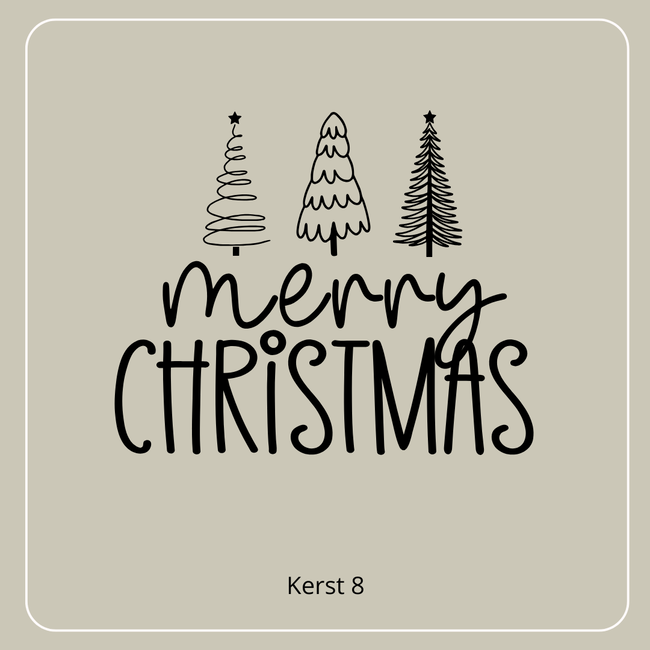 Borrelplank Merry Christmas