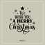 Borrelplank We woof you a Merry Christmas