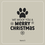 Borrelplank We woof you a Merry Christmas