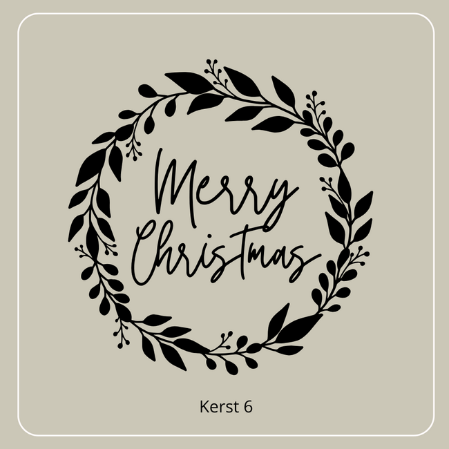 Borrelplank We woof you a Merry Christmas