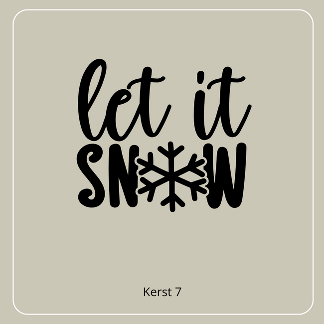 Borrelplank We woof you a Merry Christmas