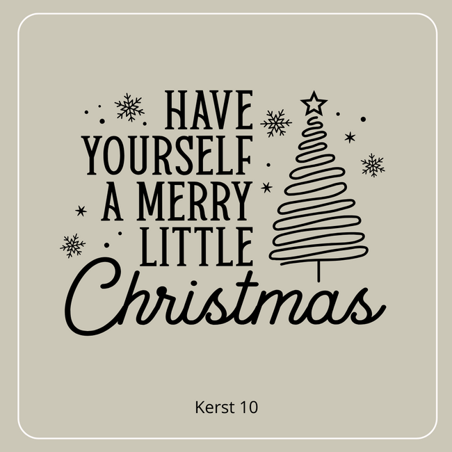 Borrelplank We woof you a Merry Christmas