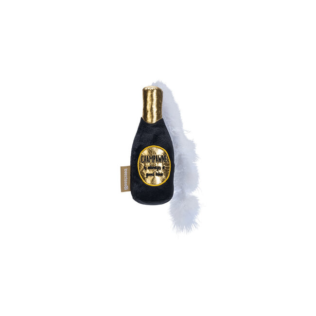 BZ Kat Pluche Champagnefles
