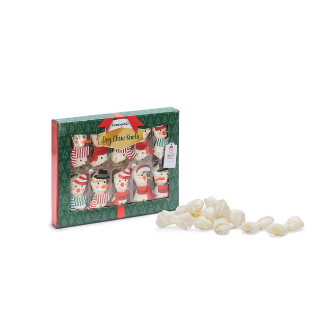 BZ Kerst Sneeuwpop Kauwknopen 10 Stuks