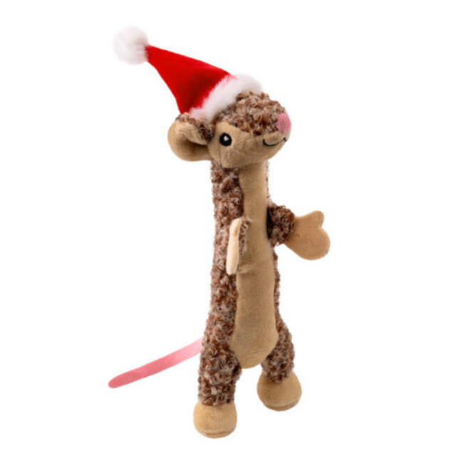 Kerst Holiday Cat Luvs Mouse Bruin