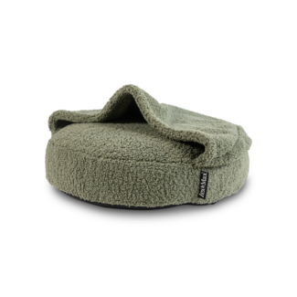 Lex&Max Lex & Max Dachshund Hoodie Rond Slaapzak Green