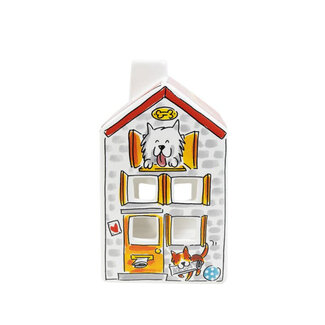 Blond Blond Lichthuisje My Home 8X8X14CM