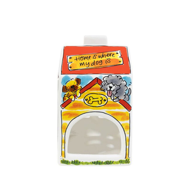 Blond Lichthuisje My Home 8X8X14CM