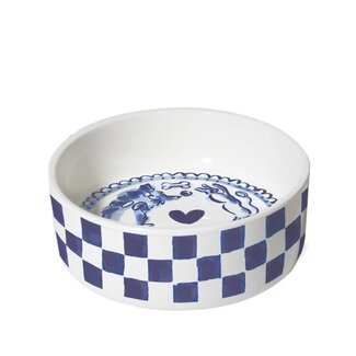 Blond Blond Voerbak Delftsblauw Hond 15,5 cm