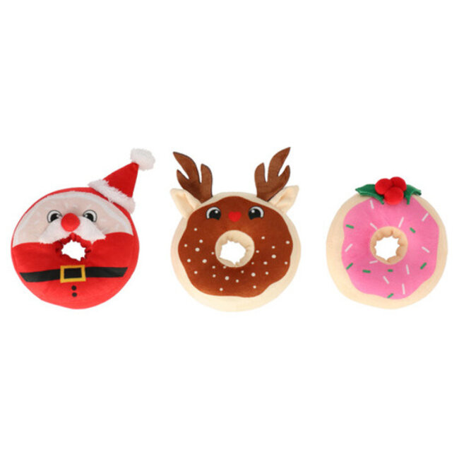 Hondenspeelgoed Kerst Donuts