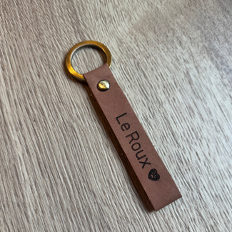 Smulders Paws & Prints Sleutelhanger Leer met Naam