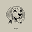 Borrelplank Dog Lover - met je eigen ras!