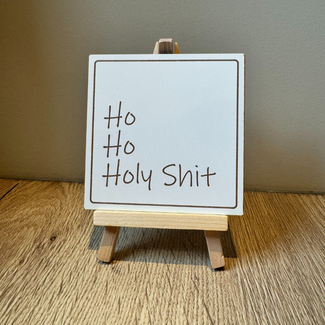 Smulders Paws & Prints Tegeltje Ho Ho Holy Shit