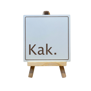 Tegeltjeswijsheid op hout