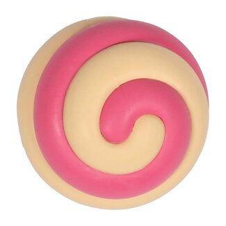 Coockoo Hondenspeeltje BERRY SWIRL 7,5cm roze/beige