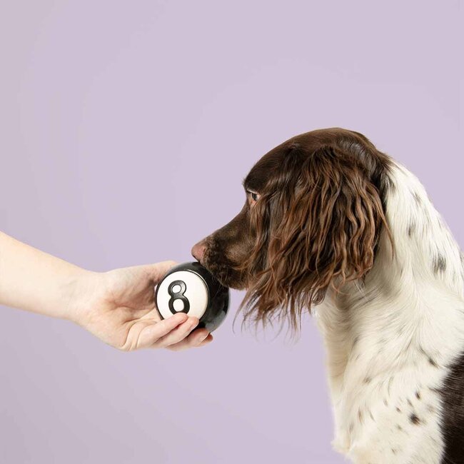 Snackbal EIGHT 8cm zwart/wit