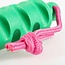 Hondenspeeltje GROOVY GRIP 40x5,7x5,7cm groen/roze