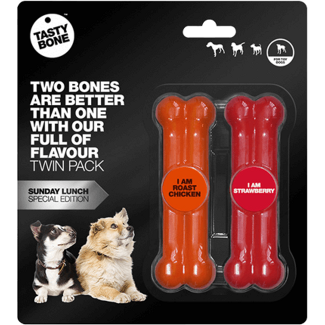 Tasty Bone Twinpack Toy