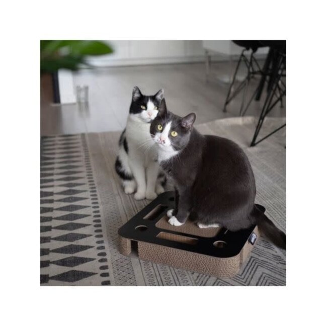 District Spy Zwart Zwart Ø35x6 cm