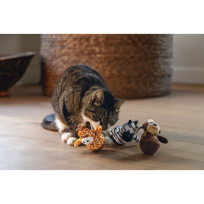 BZ Pluche Katten Jungle Wobbler
