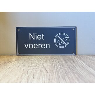 Smulders Paws & Prints Bordje Niet voeren (met pictogram)