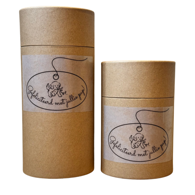 Snack-koker Gefeliciteerd met jullie pup