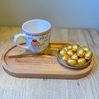 Smulders Paws & Prints Koffie & Theeplankje Genietmomentje