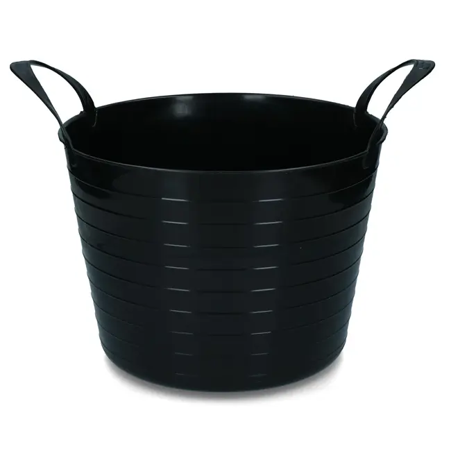 Emmer V-Trug Flexi Zwart