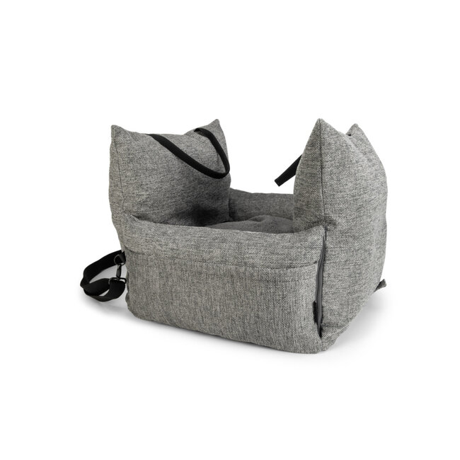 Beeztees Zia - Autostoel Hond - Grijs - 55x55x40 cm
