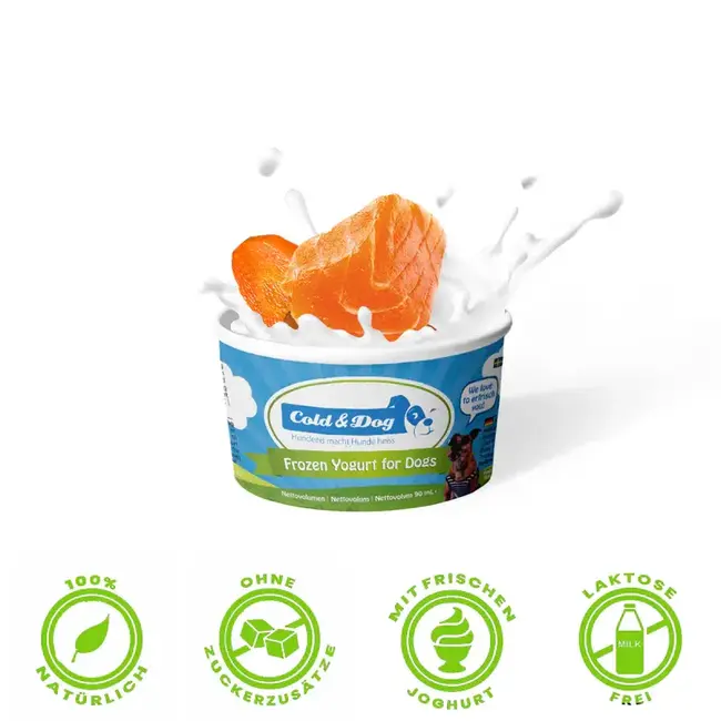Cold&Dog Frozen Yoghurt Zalm & wortel
